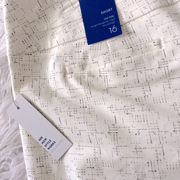 NWT Apt. 9 Abstract Studded Weekend Shorts - Picture 4 of 6